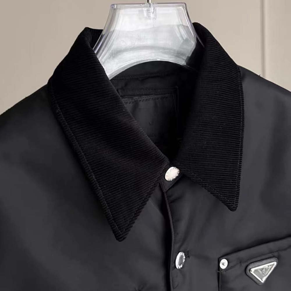 Prada Men Re-Nylon Blouson Jacket-Black - image 5