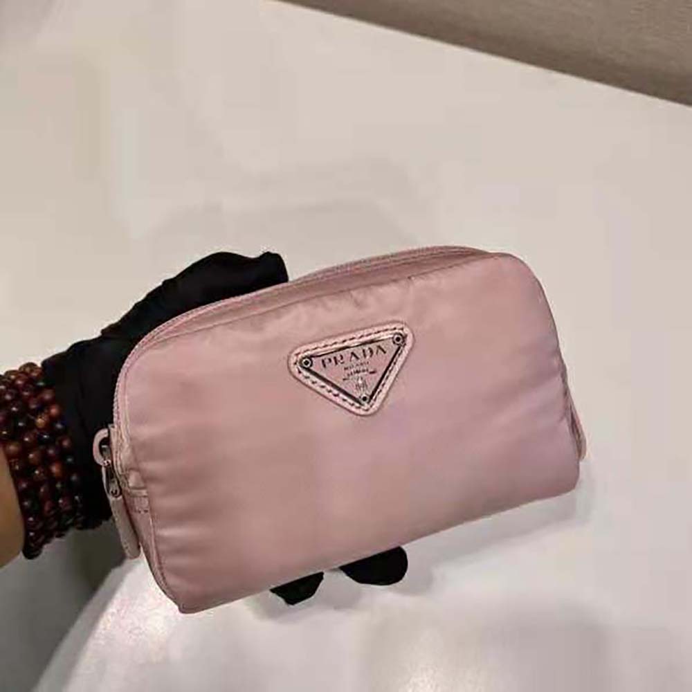 Prada Women Small Re-Nylon Wallet-Pink - image 5