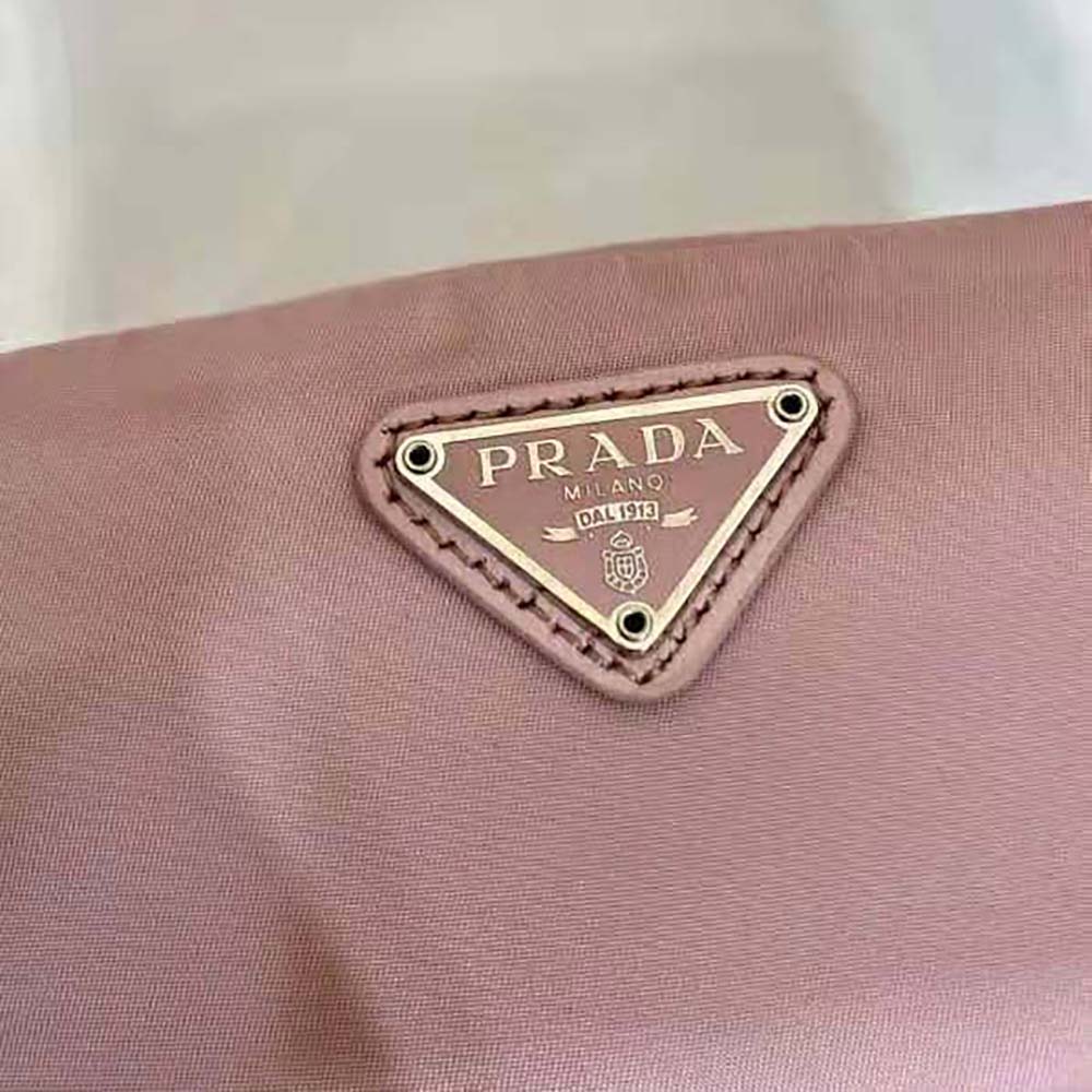Prada Women Small Re-Nylon Wallet-Pink - image 8