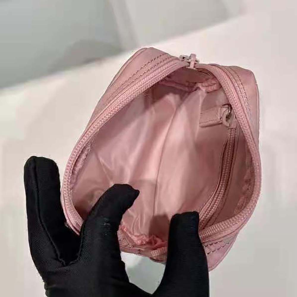 Prada Women Small Re-Nylon Wallet-Pink - image 9