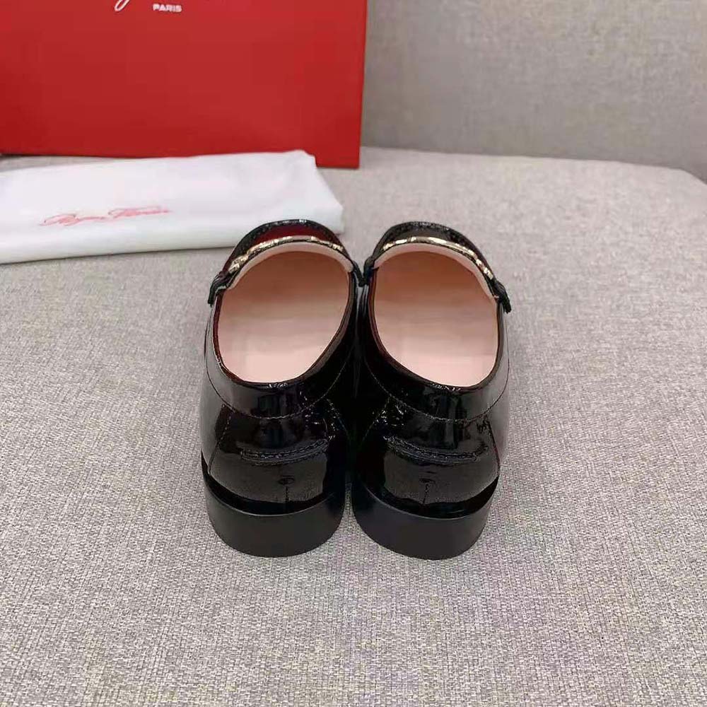Roger Vivier Women Metal Buckle Morsetto Loafers in Patent Leather - image 5