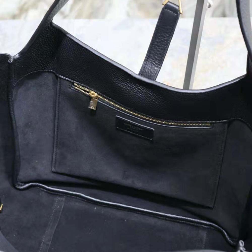 Saint Laurent YSL Women Bea in Grained Leather-Black - image 8