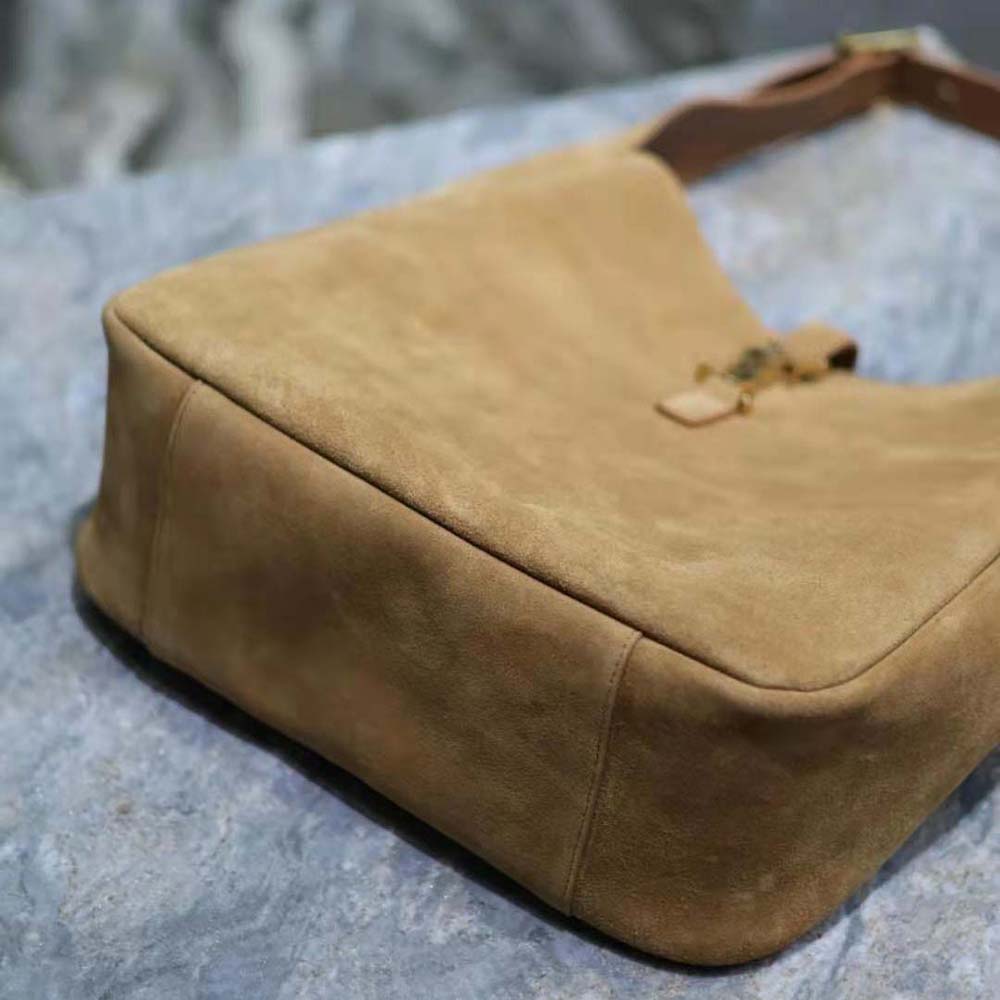 Saint Laurent YSL Women Le 5 à 7 Supple Small in Suede-Brown - image 7