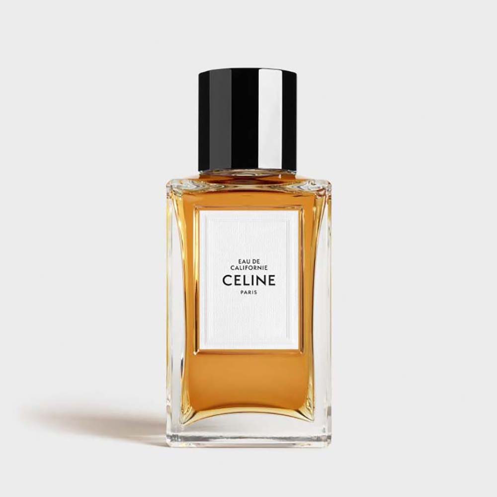 Front view of Celine Unisex Californie Eau de Parfum gold bottle