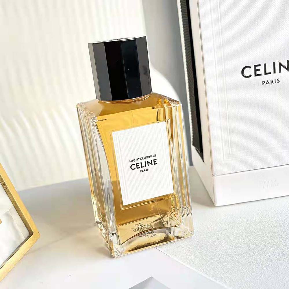 Side angle showing elegant silhouette of Celine Unisex Nightclubbing perfume
