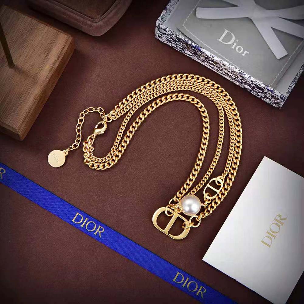 Dior Women 30 Montaigne Choker Gold-Finish Metal - image 5