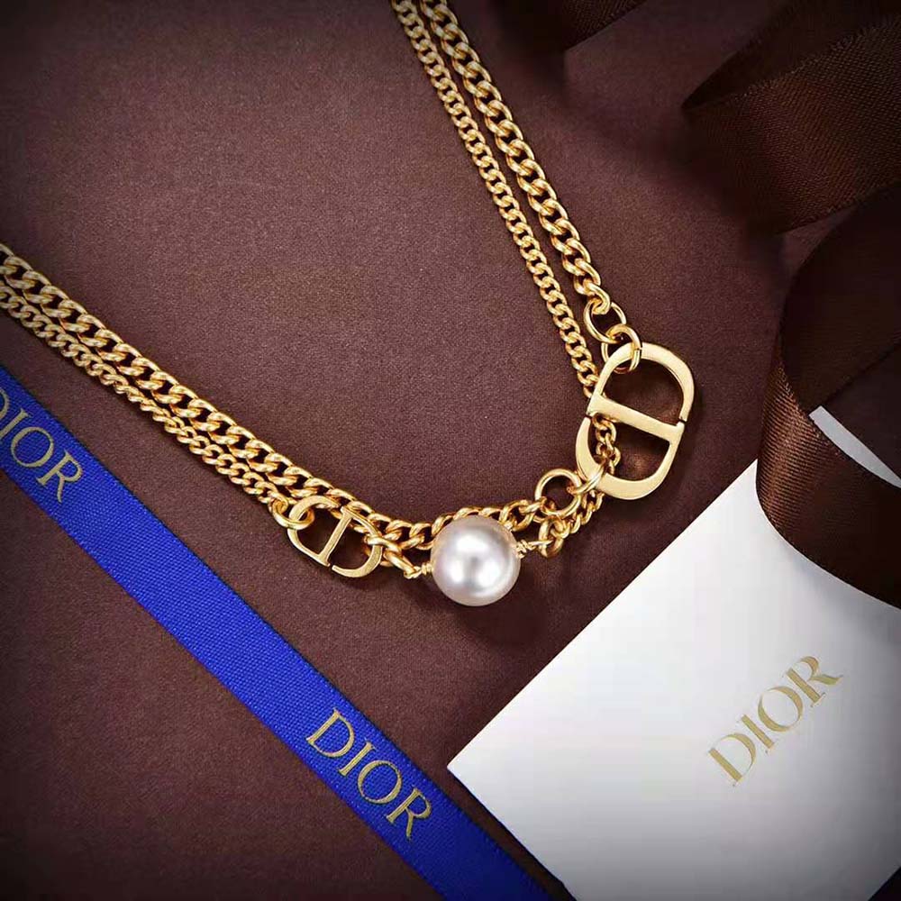 Dior Women 30 Montaigne Choker Gold-Finish Metal - image 7