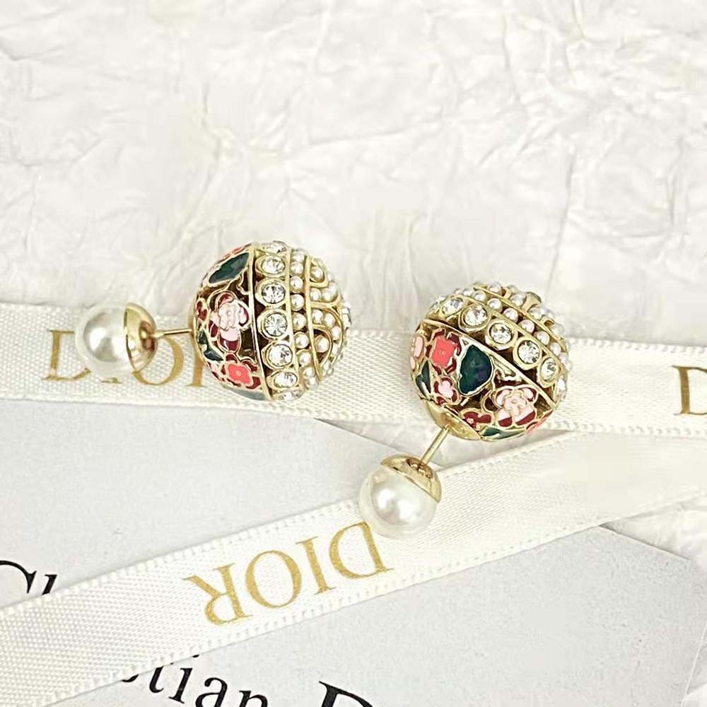 Dior Women 30 Tribales Earrings Gold-Finish Metal - image 6