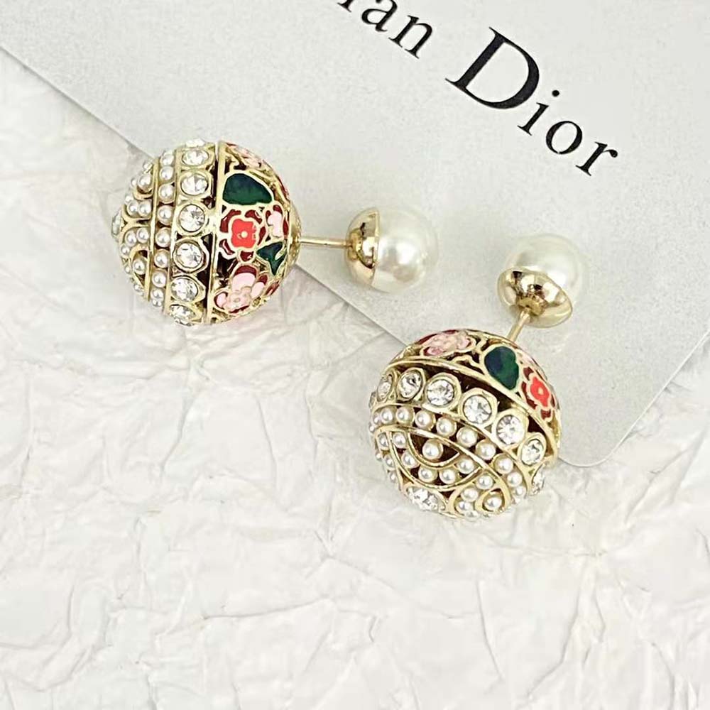 Dior Women 30 Tribales Earrings Gold-Finish Metal - image 5
