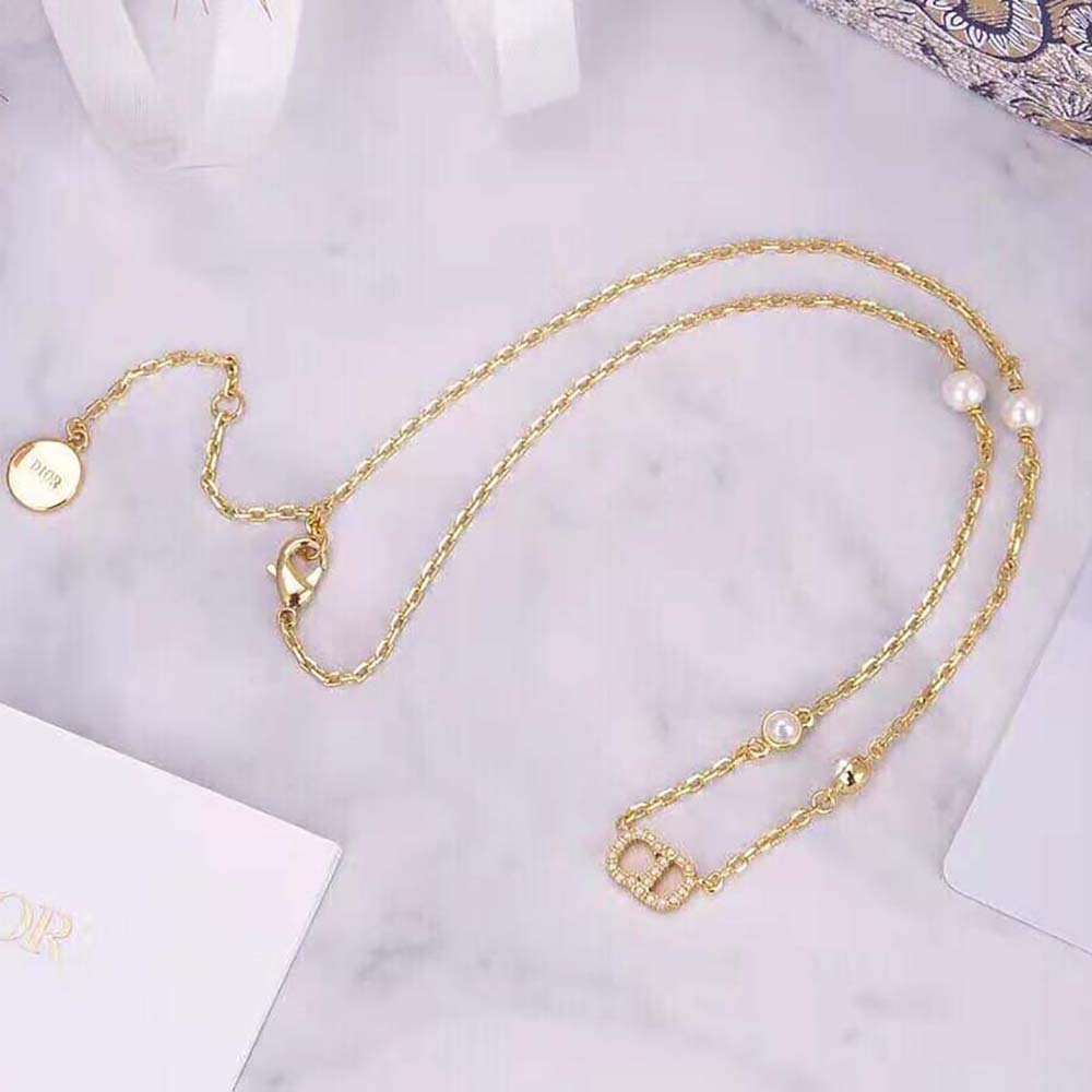 Dior Women Clair D Lune Necklace Gold-Finish Metal - image 4