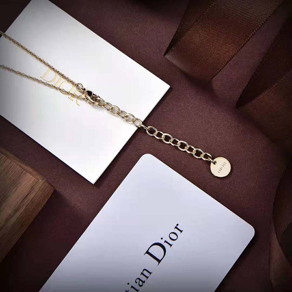 Dior Women Dior Métamorphose Necklace Gold-Finish Metal and White Resin Pearls - image 7