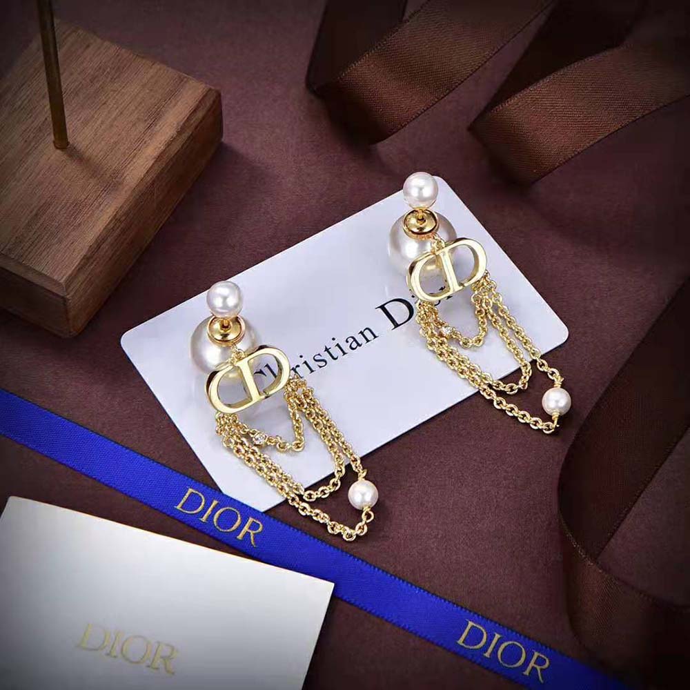 Dior Women Tribales Earrings Gold-Finish Metal - image 5