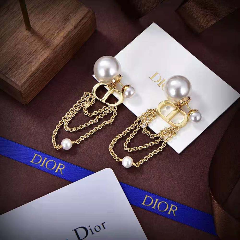 Dior Women Tribales Earrings Gold-Finish Metal - image 4