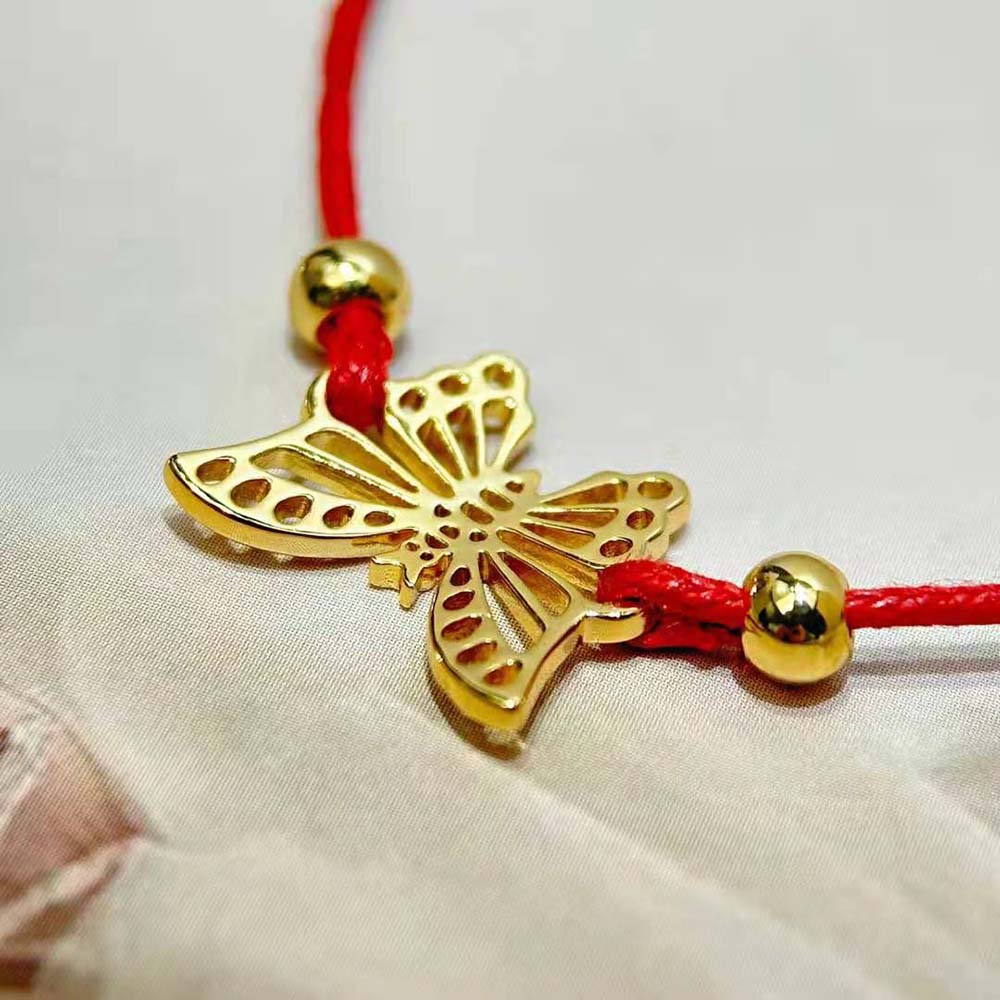 Dior Women Diorelita Bracelet Gold-Finish Metal and Red Cotton - image 7