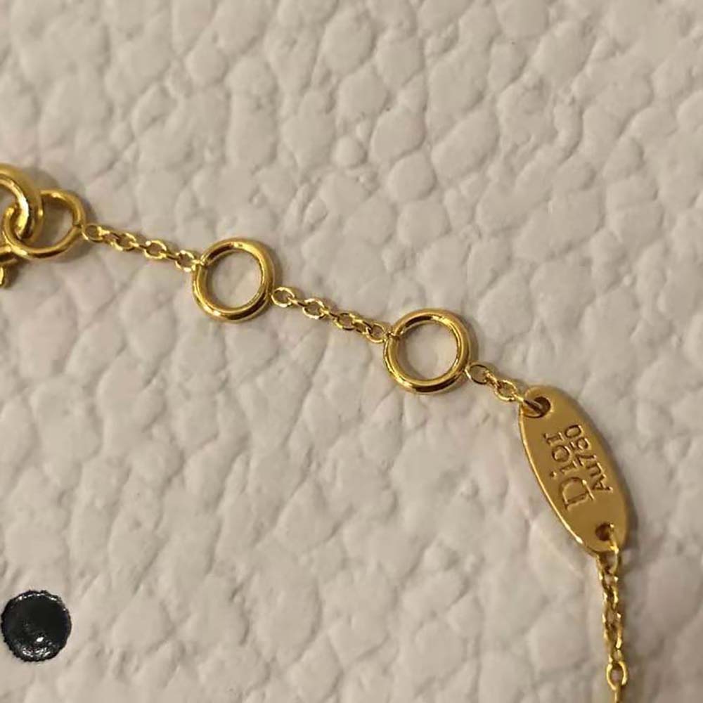 Dior Women Rose Des Vents Bracelet Yellow Gold Diamonds and Mother-of-pearl - image 8