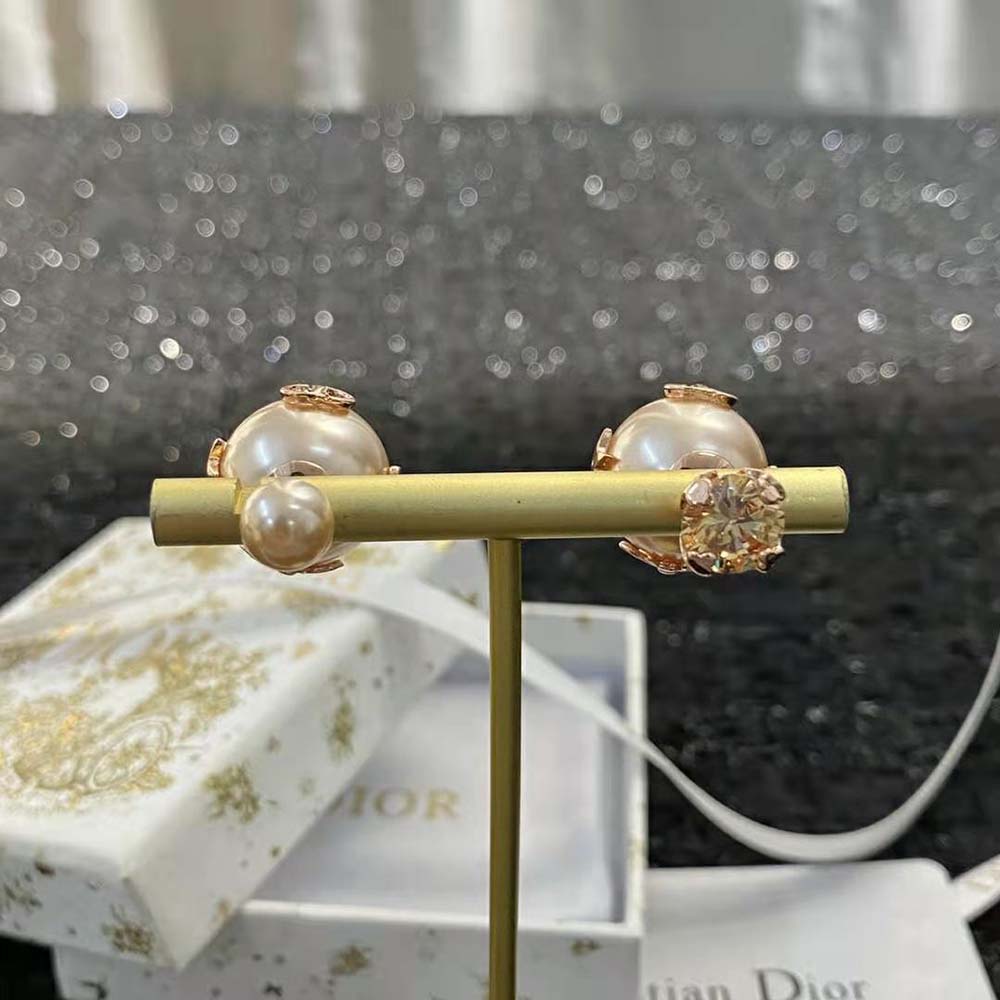 Dior Women Tribales Earrings Pink-Finish Metal - image 6