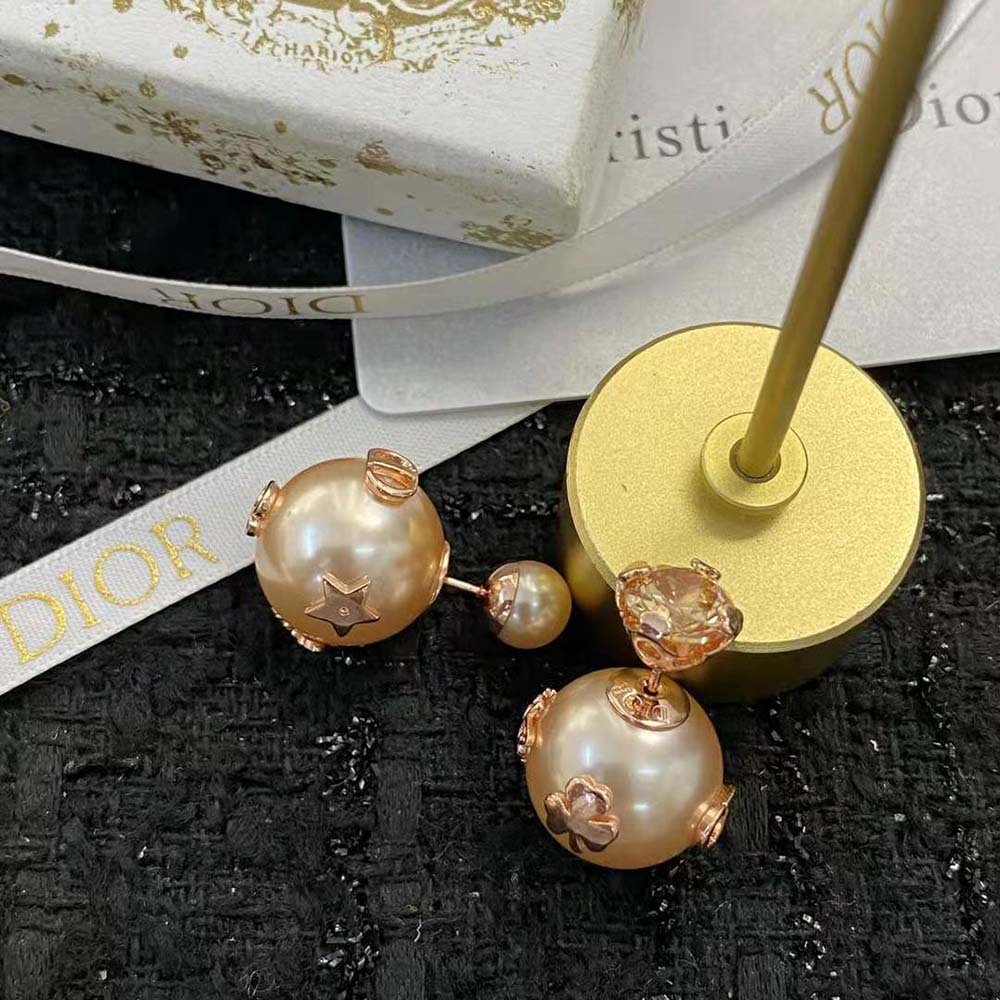 Dior Women Tribales Earrings Pink-Finish Metal - image 4