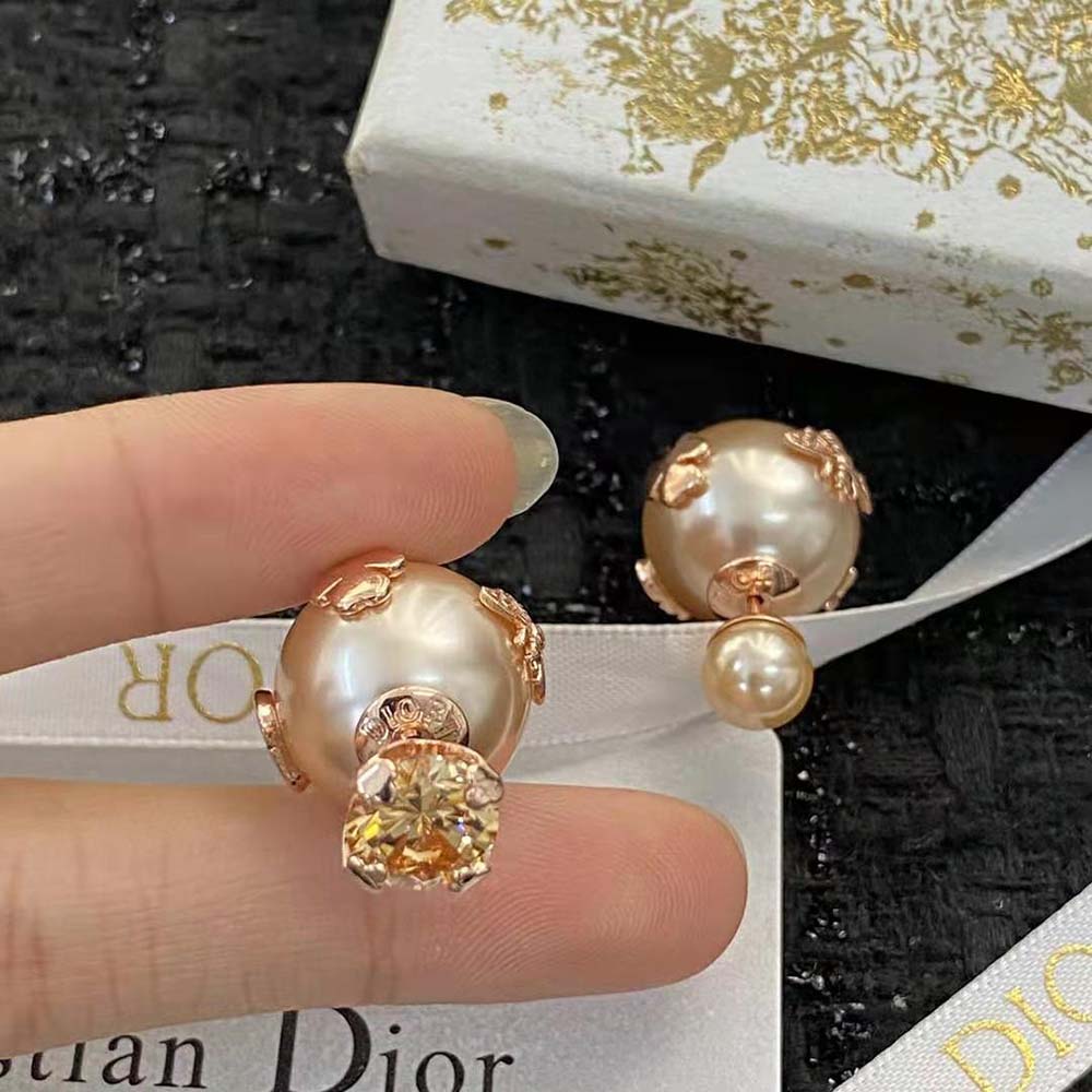 Dior Women Tribales Earrings Pink-Finish Metal - image 7