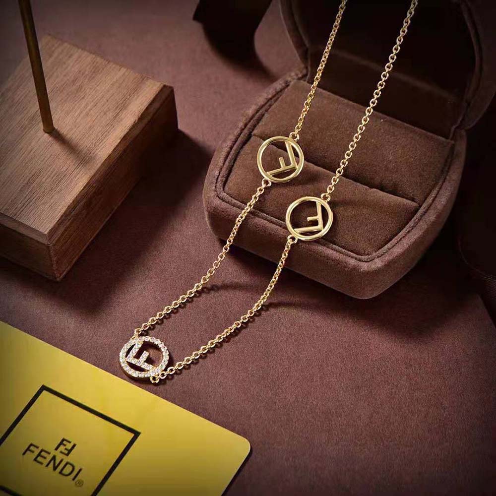 Fendi Women F Is Fendi Necklace Gold-colored - image 5