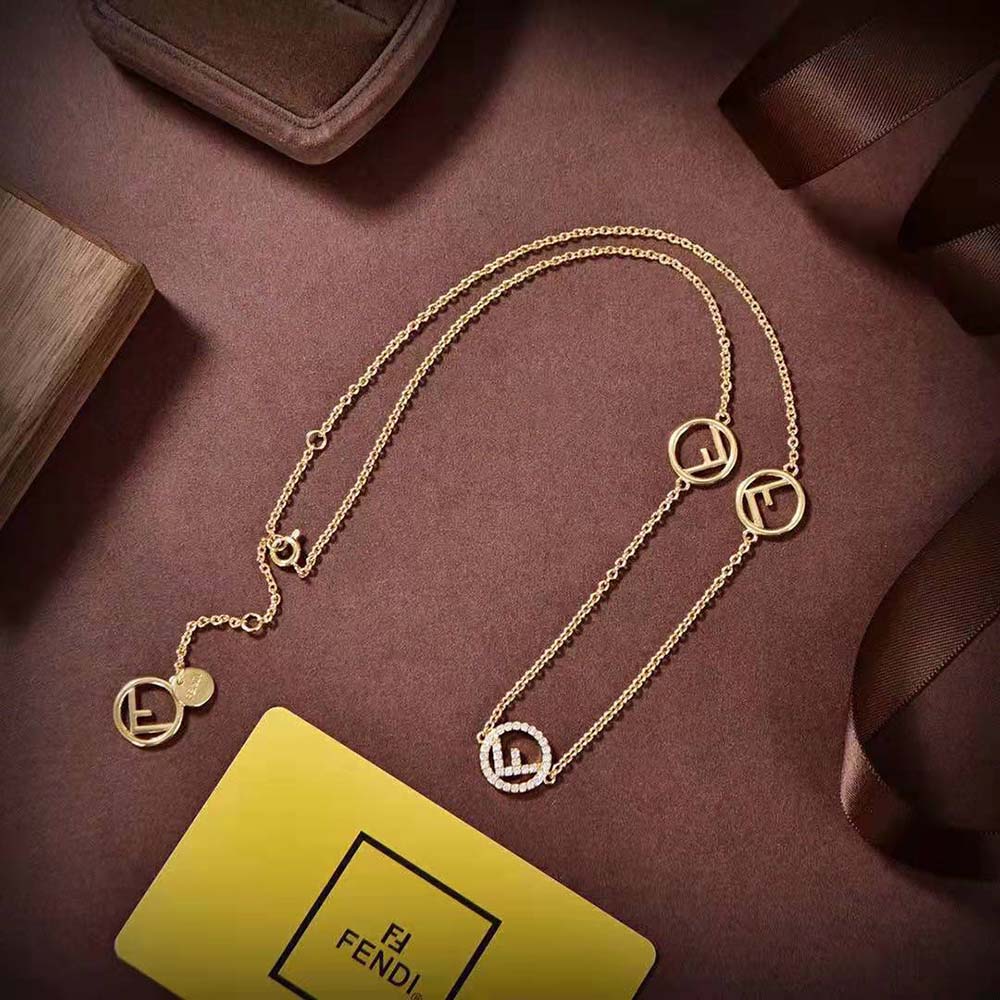 Fendi Women F Is Fendi Necklace Gold-colored - image 4