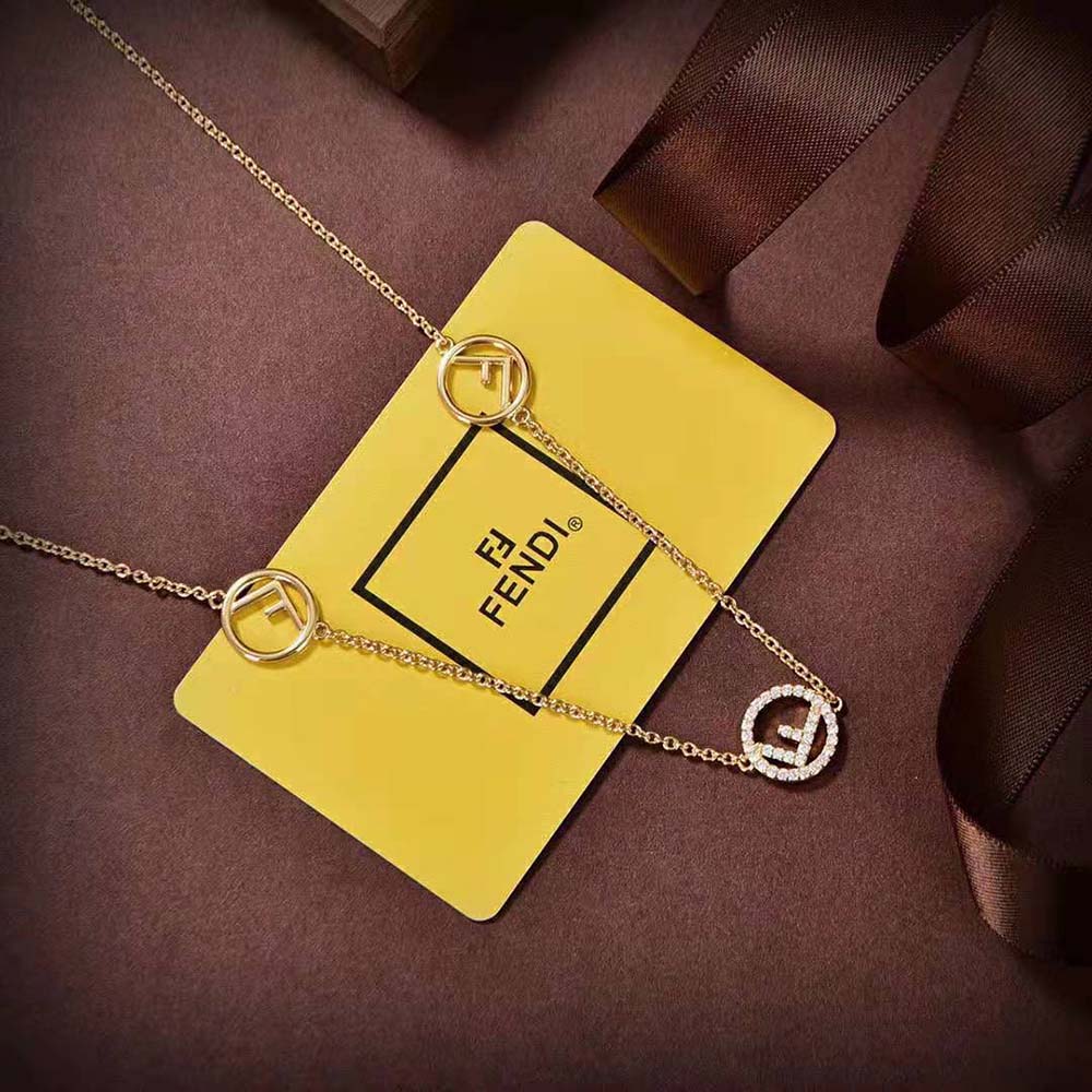 Fendi Women F Is Fendi Necklace Gold-colored - image 7