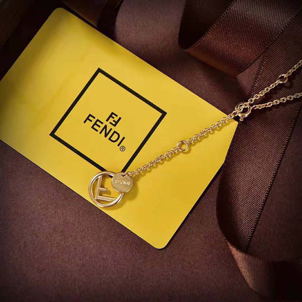 Fendi Women F Is Fendi Necklace Gold-colored - image 6