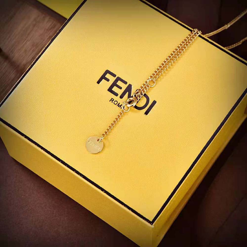 Fendi Women O’Lock Necklace Gold-colored - image 7