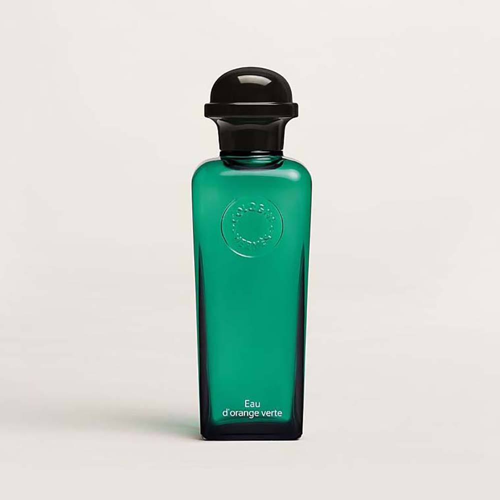 Front view of Hermes Women Eau D’orange Verte Eau de Cologne bottle
