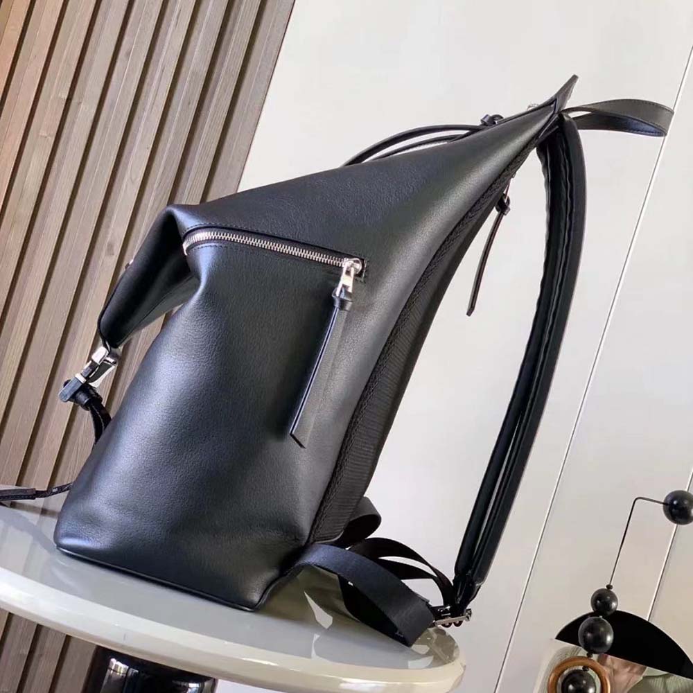 Loewe Men Convertible Backpack in Classic Calfskin-Black - image 4