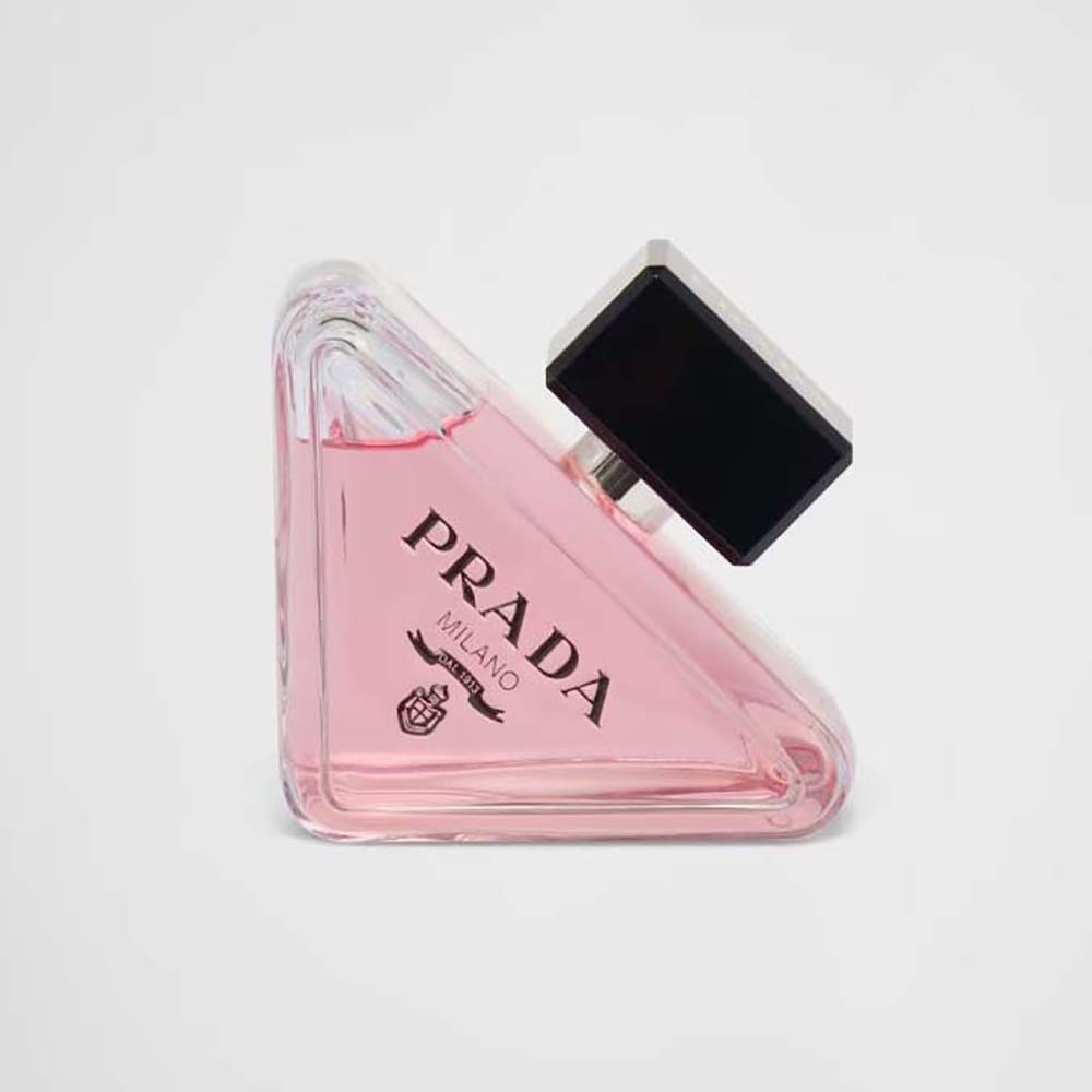 Front view of Prada Women Paradoxe EDP 90 ml pink bottle