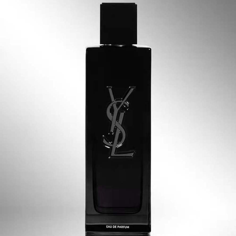 Saint Laurent YSL Men Myslf Eau De Parfum side angle on white surface