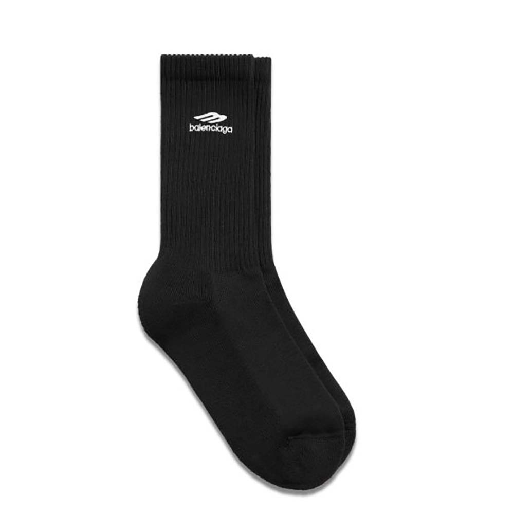 Balenciaga Unisex 3B Sports Icon Socks front view showing bold logo