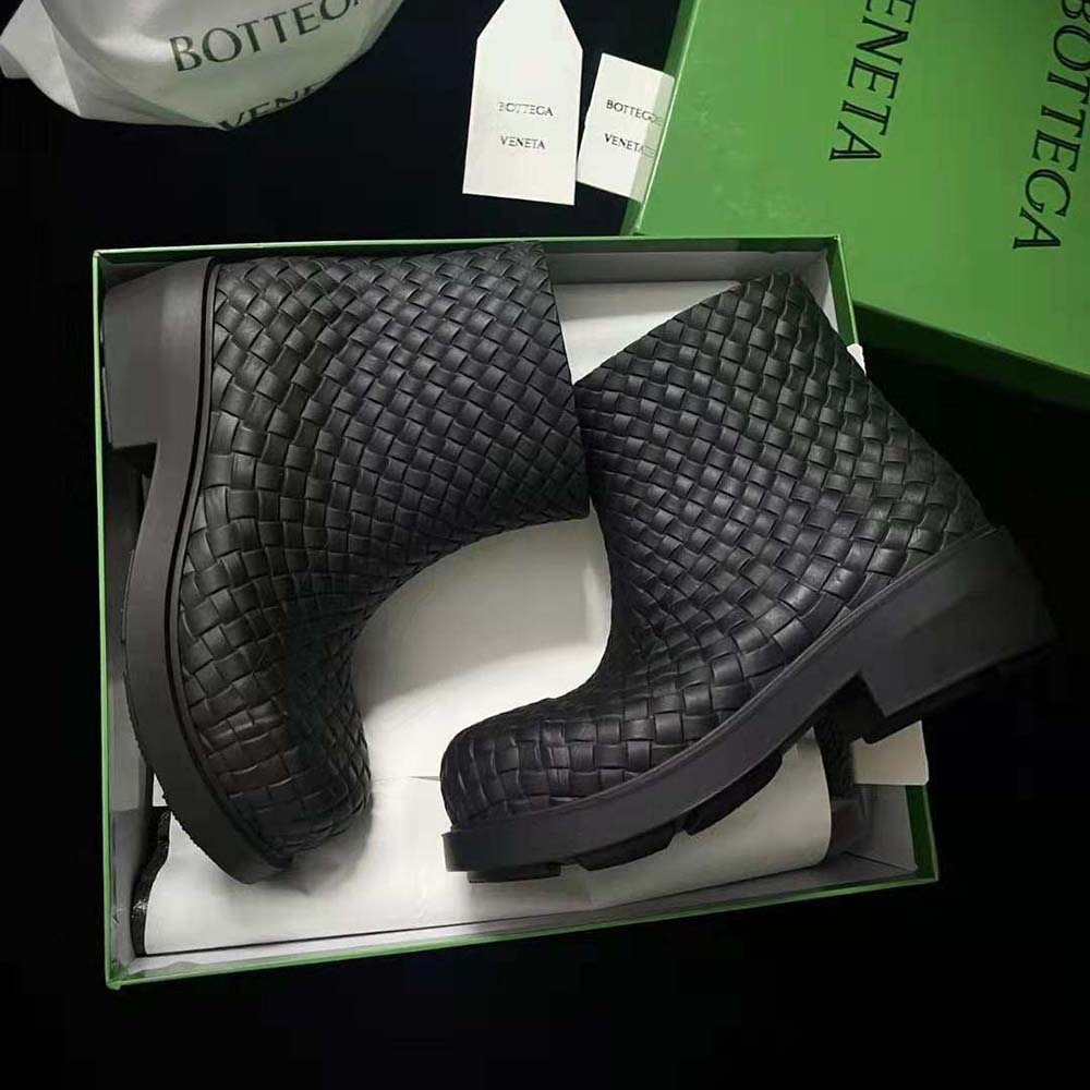 Bottega Veneta Unisex Fireman Ankle Boot-Black - image 4