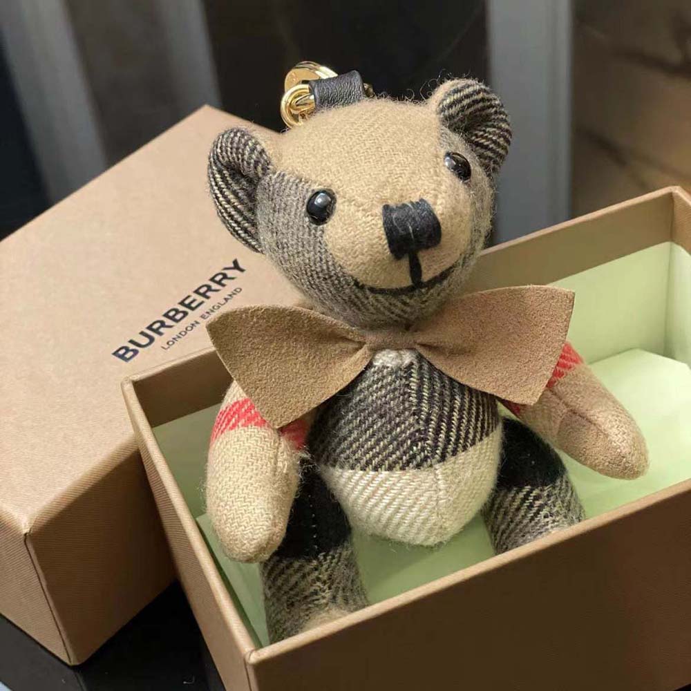 Burberry Unisex Thomas Bear Charm with Bow Tie - image 4