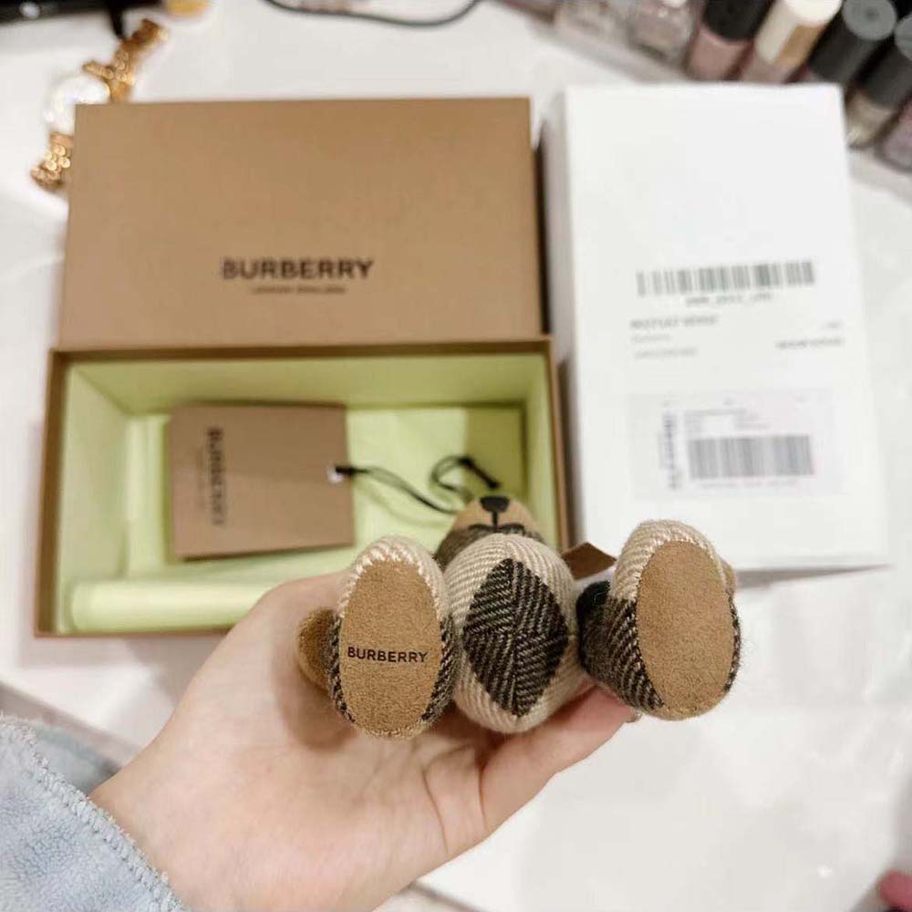 Burberry Unisex Thomas Bear Charm with Bow Tie - image 6