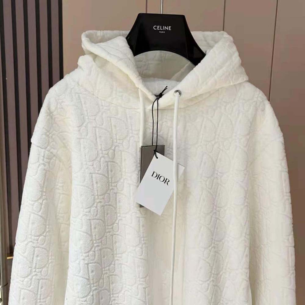Dior Men Dior Oblique Hooded Sweatshirt Relaxed Fit-113J631A0684 - image 6