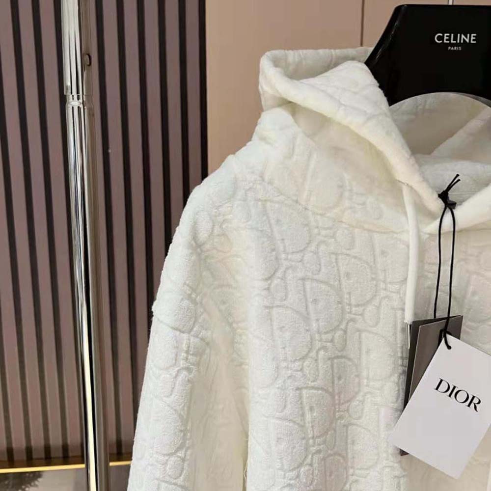 Dior Men Dior Oblique Hooded Sweatshirt Relaxed Fit-113J631A0684 - image 7