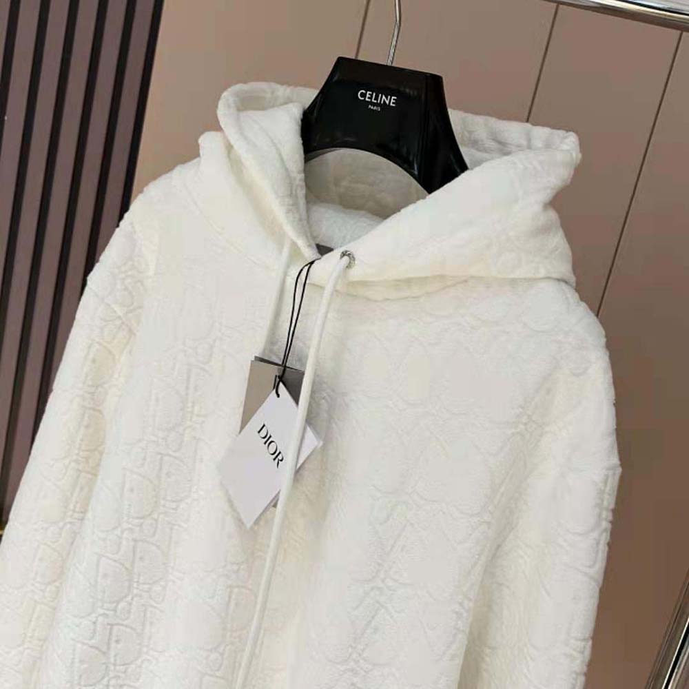 Dior Men Dior Oblique Hooded Sweatshirt Relaxed Fit-113J631A0684 - image 5