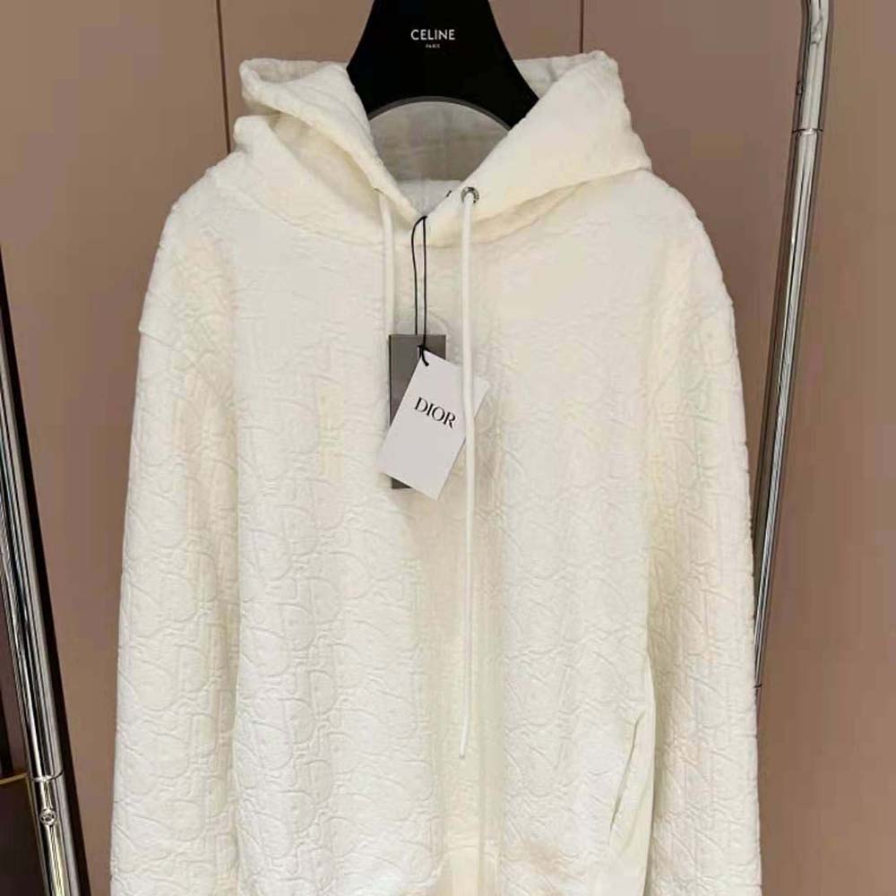 Dior Men Dior Oblique Hooded Sweatshirt Relaxed Fit-113J631A0684 - image 4