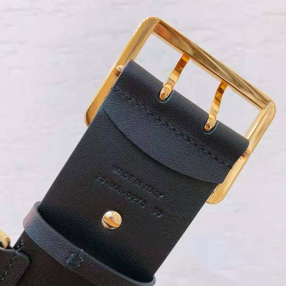 Dior Women Punk Belt Black Matte Calfskin-B0453UBJI - image 6