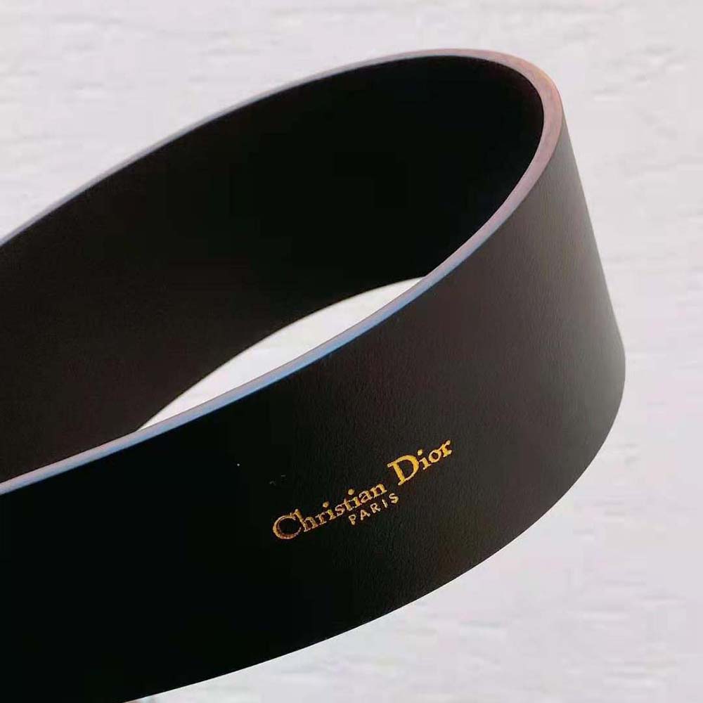 Dior Women Punk Belt Black Matte Calfskin-B0453UBJI - image 7