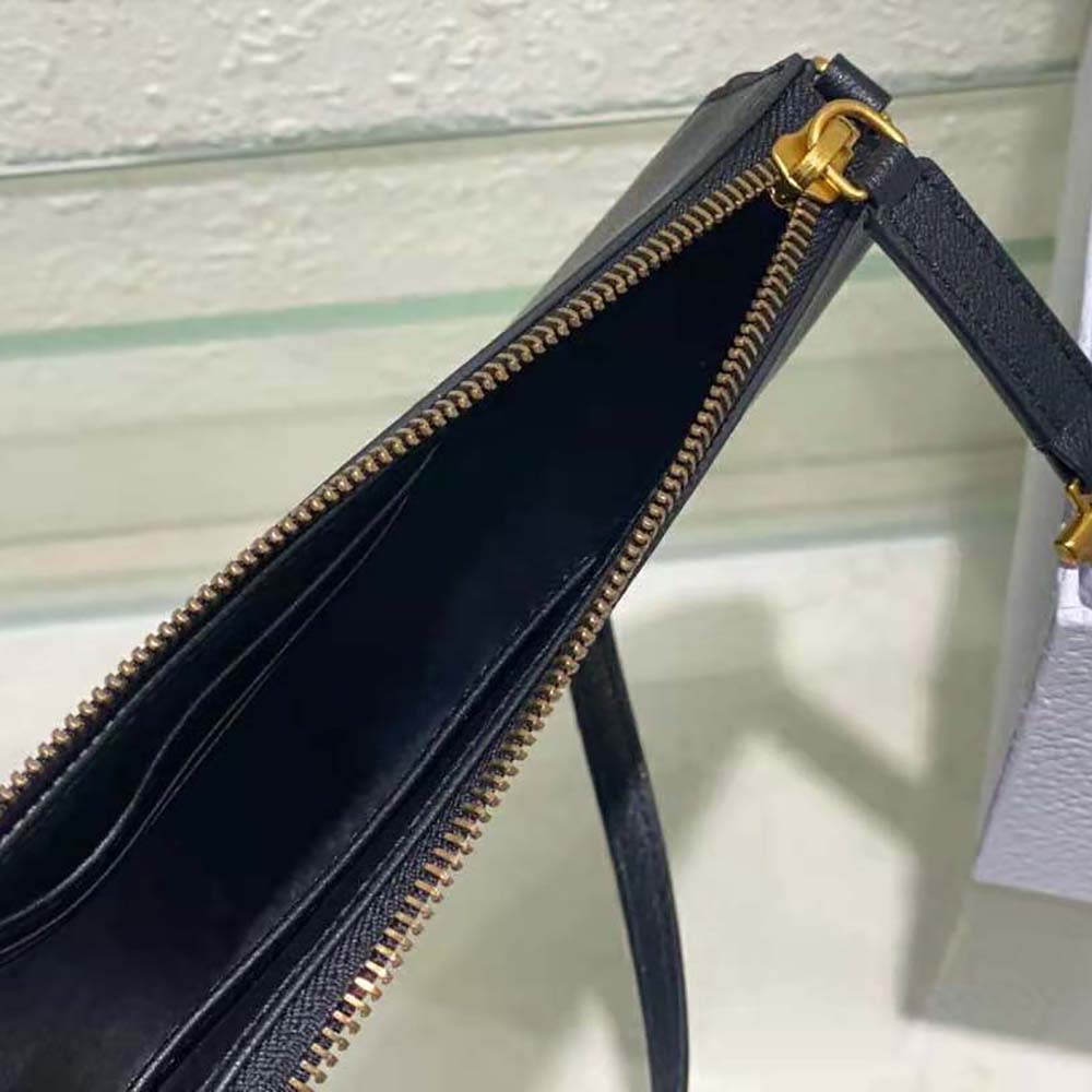 Dior Women Saddle Shoulder Pouch Black Goatskin - image 8