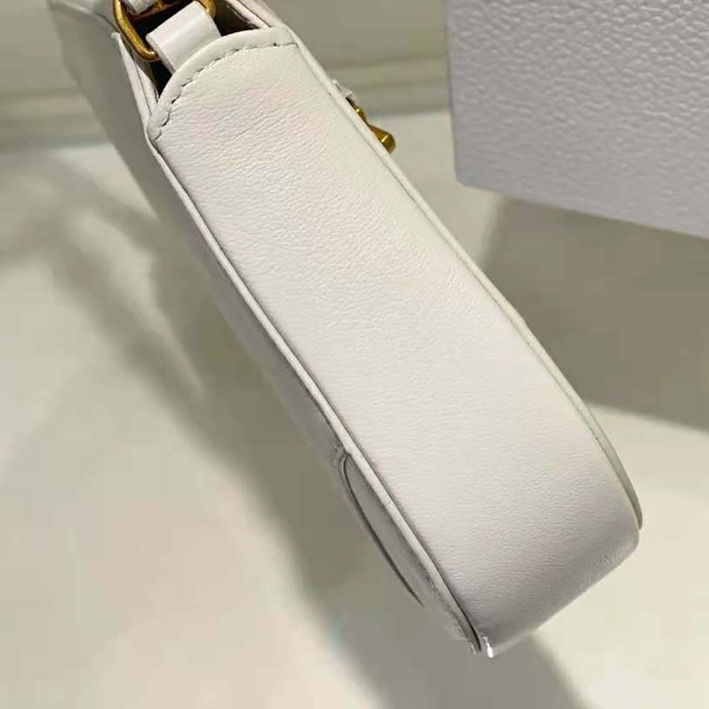 Dior Women Saddle Shoulder Pouch Latte Goatskin - image 7
