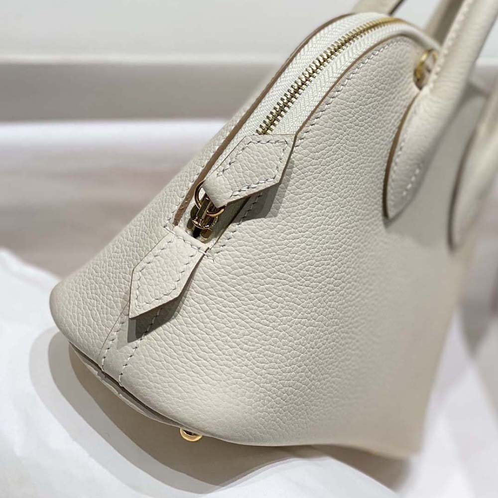 Hermes Unisex Bolide 1923 Bag in Epsom Calfskin-Beige - image 6