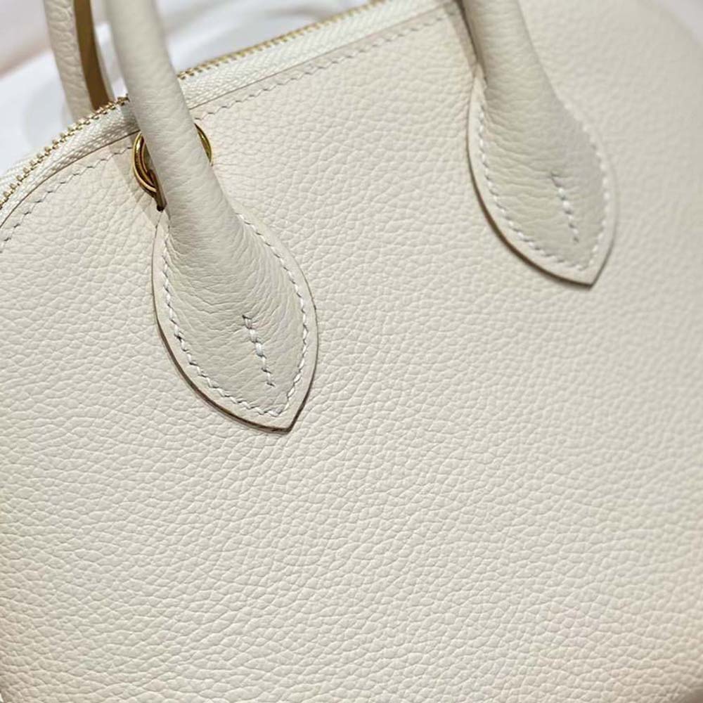 Hermes Unisex Bolide 1923 Bag in Epsom Calfskin-Beige - image 7