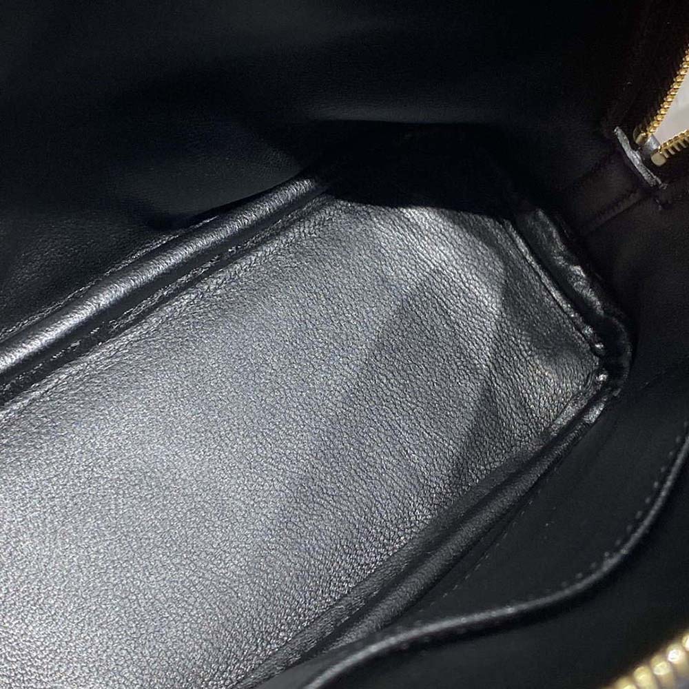 Hermes Unisex Bolide 1923 Bag in Epsom Calfskin-Black/Gold - image 10