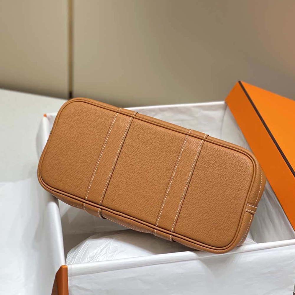 Hermes Unisex Garden Party 30 Voyage Bag-Brown - image 5