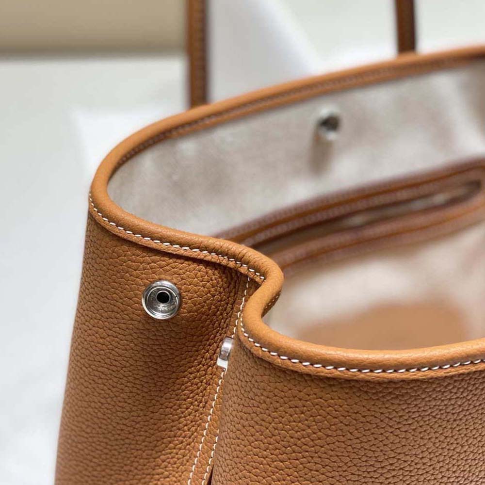 Hermes Unisex Garden Party 30 Voyage Bag-Brown - image 7