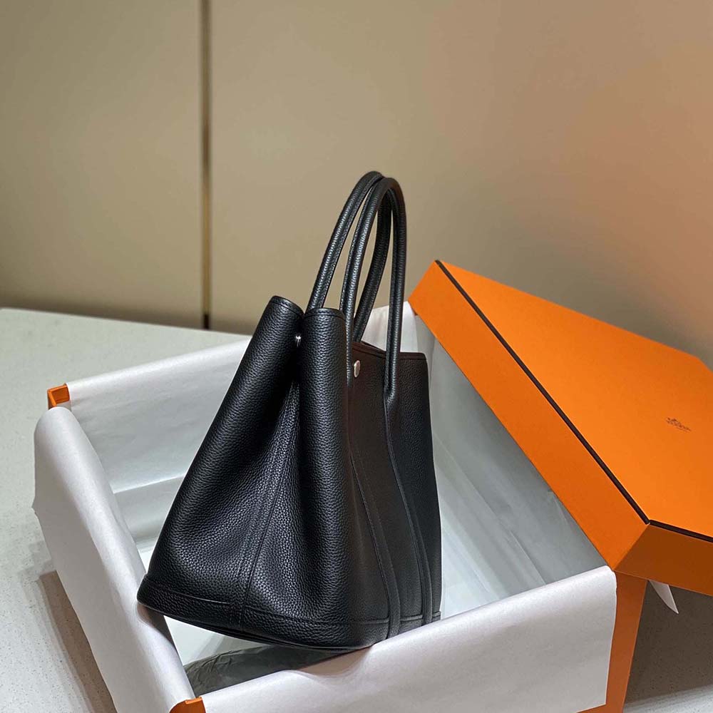 Hermes Unisex Garden Party 36 Voyage Bag-Black - image 4