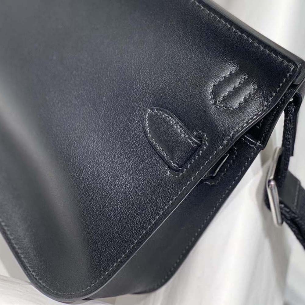 Hermes Women Jyspiere in Evercolor Leather-Black/Silver - image 5